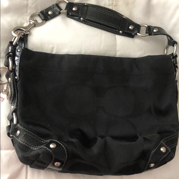 Black Coach Purse - Picture 2 of 5